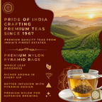 Premium Tea Chest – 6 Flavors, 72 Tea Bags (Classic & Herbal Options)