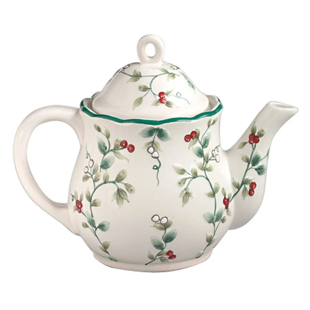 Winterberry Sculpted Teapot – 49oz