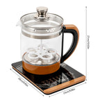 1.8L Electric Glass Tea Maker w/ Filter