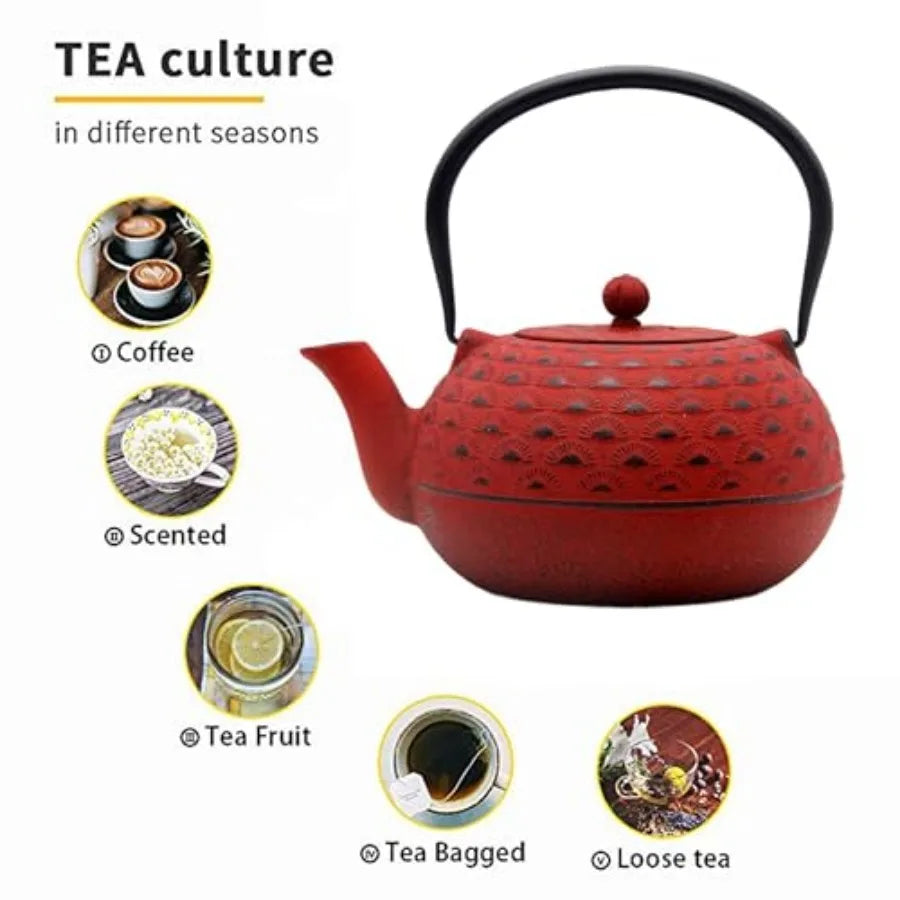Cast Iron Teapot w/ Infuser – 1.8L