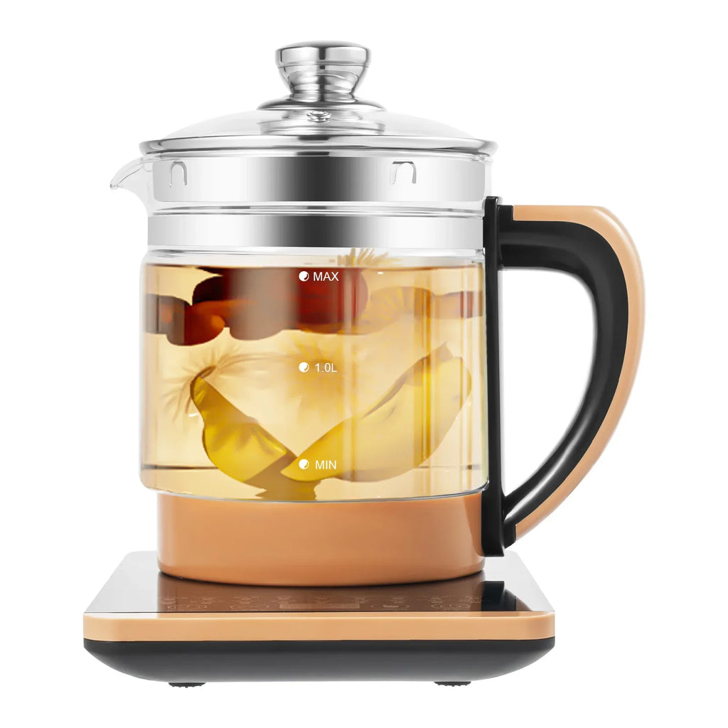 1.8L Electric Glass Tea Maker w/ Filter