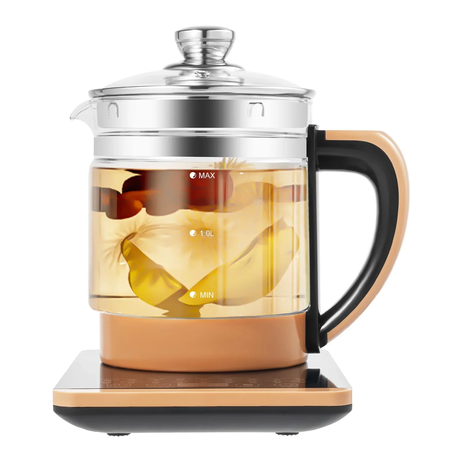 1.8L Electric Glass Tea Maker w/ Filter