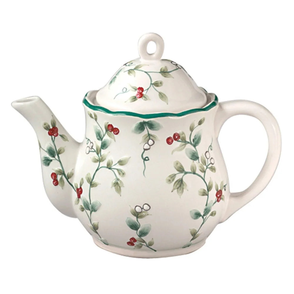 Winterberry Sculpted Teapot – 49oz