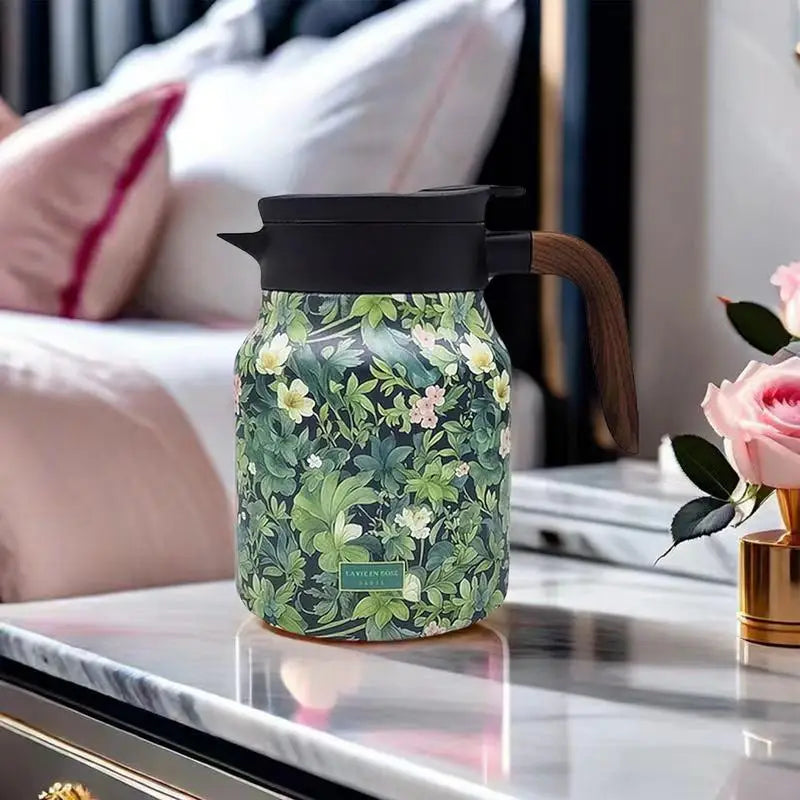 Vintage Floral Tea Thermos w/ Infuser – 1000ML
