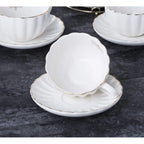 White Porcelain Tea Set – 17pc