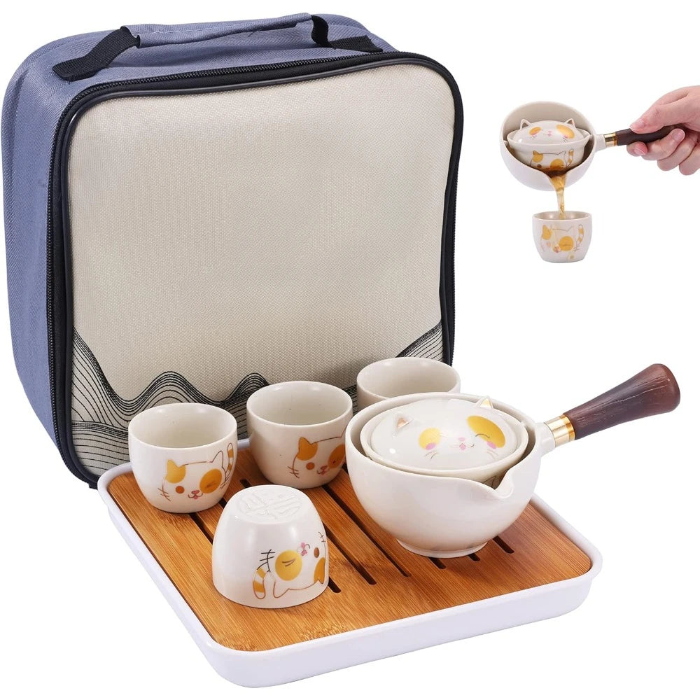 Portable Kung Fu Tea Set w/ Infuser