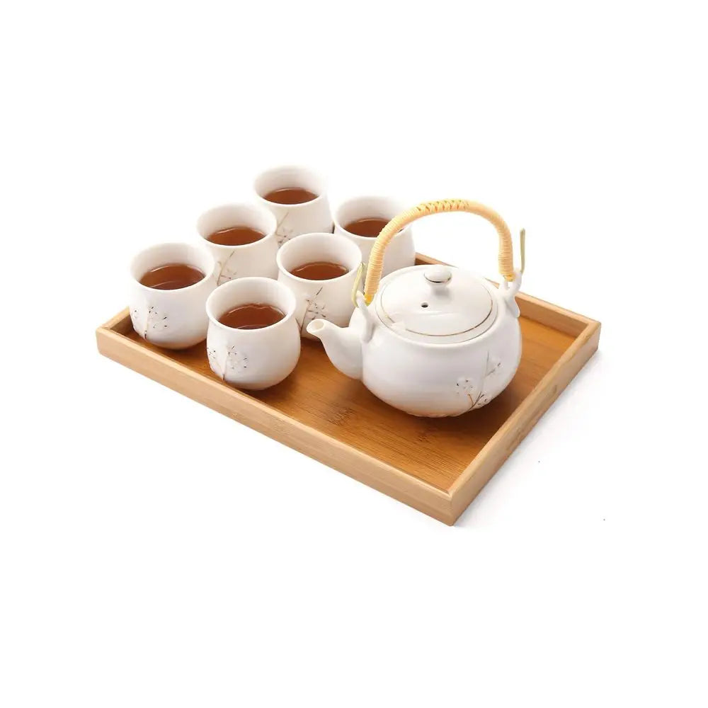 Japanese Tea Set w/ Teapot & 6 Cups