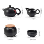Portable Tea Set w/ Tray & Infuser