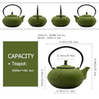 Heavy Cast Iron Teapot w/ Infuser – 2500ml