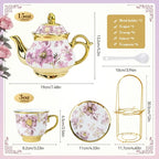 Italian Floral Tea Set – 20pc