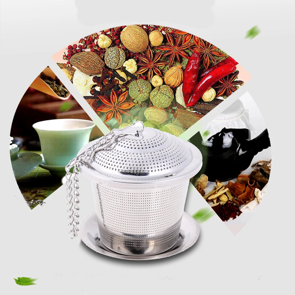 Fine Mesh Tea Infuser w/ Chain Hook