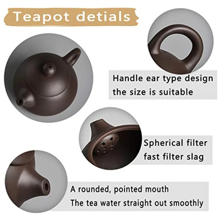 Travel Tea Set w/ Tray & Infuser – 12pc