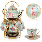 Italian Floral Tea Set – 20pc