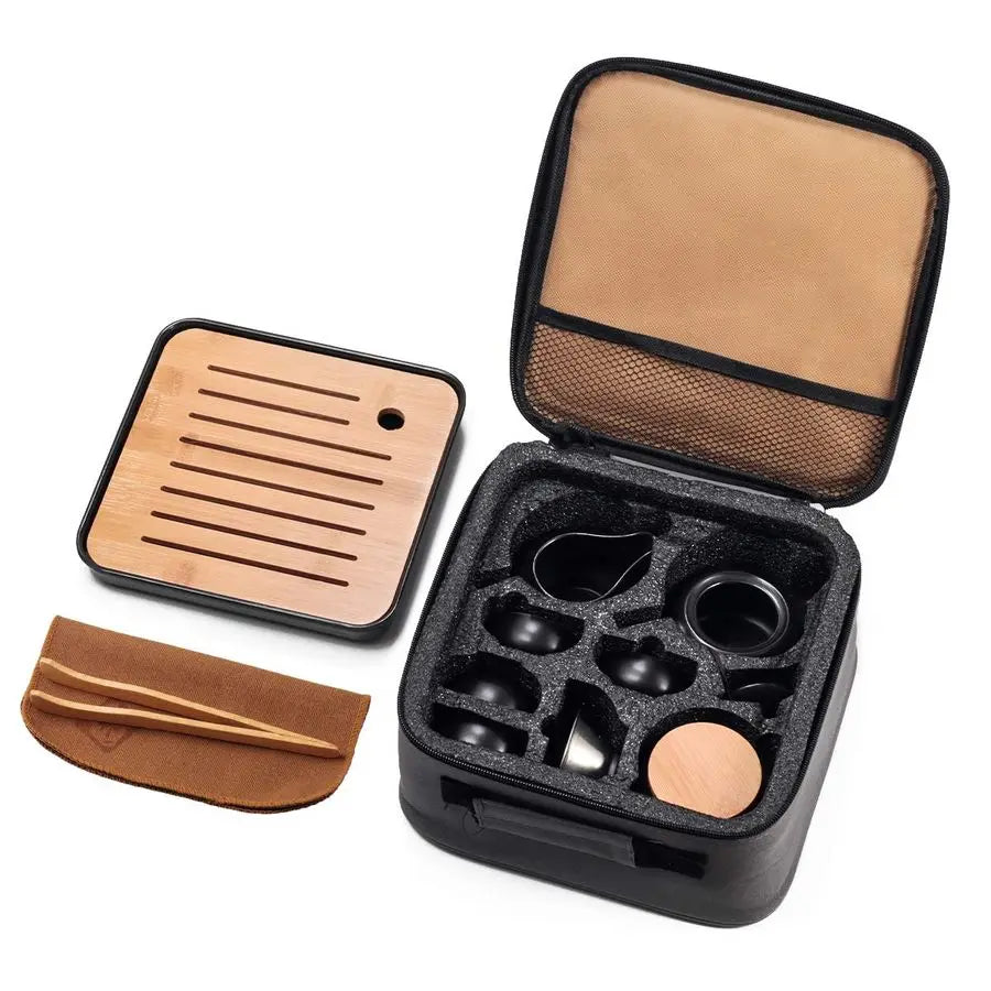 Portable Tea Set w/ Tray & Infuser