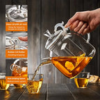 68oz Glass Teapot w/ Infuser