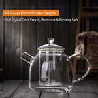 68oz Glass Teapot w/ Infuser