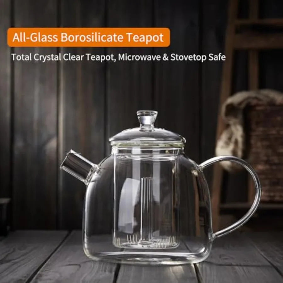 68oz Glass Teapot w/ Infuser