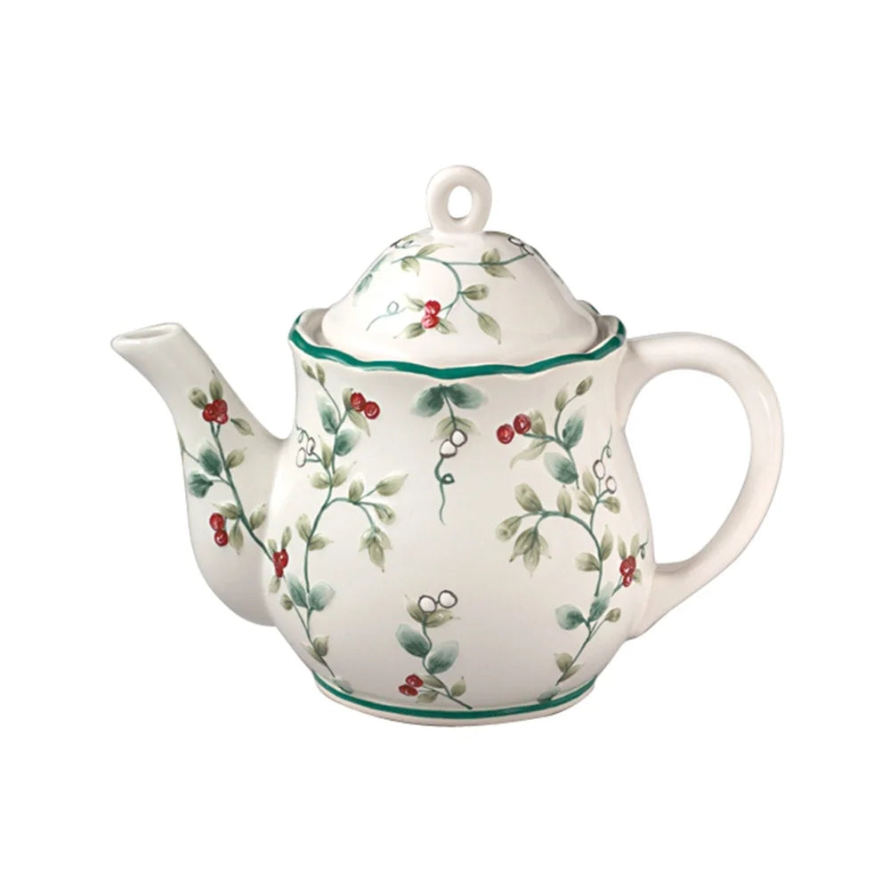 Winterberry Sculpted Teapot – 49oz