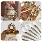 Italian Floral Tea Set – 20pc
