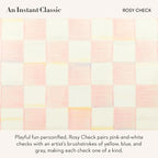 Enamel Tea Kettle – Pink Check (2QT)