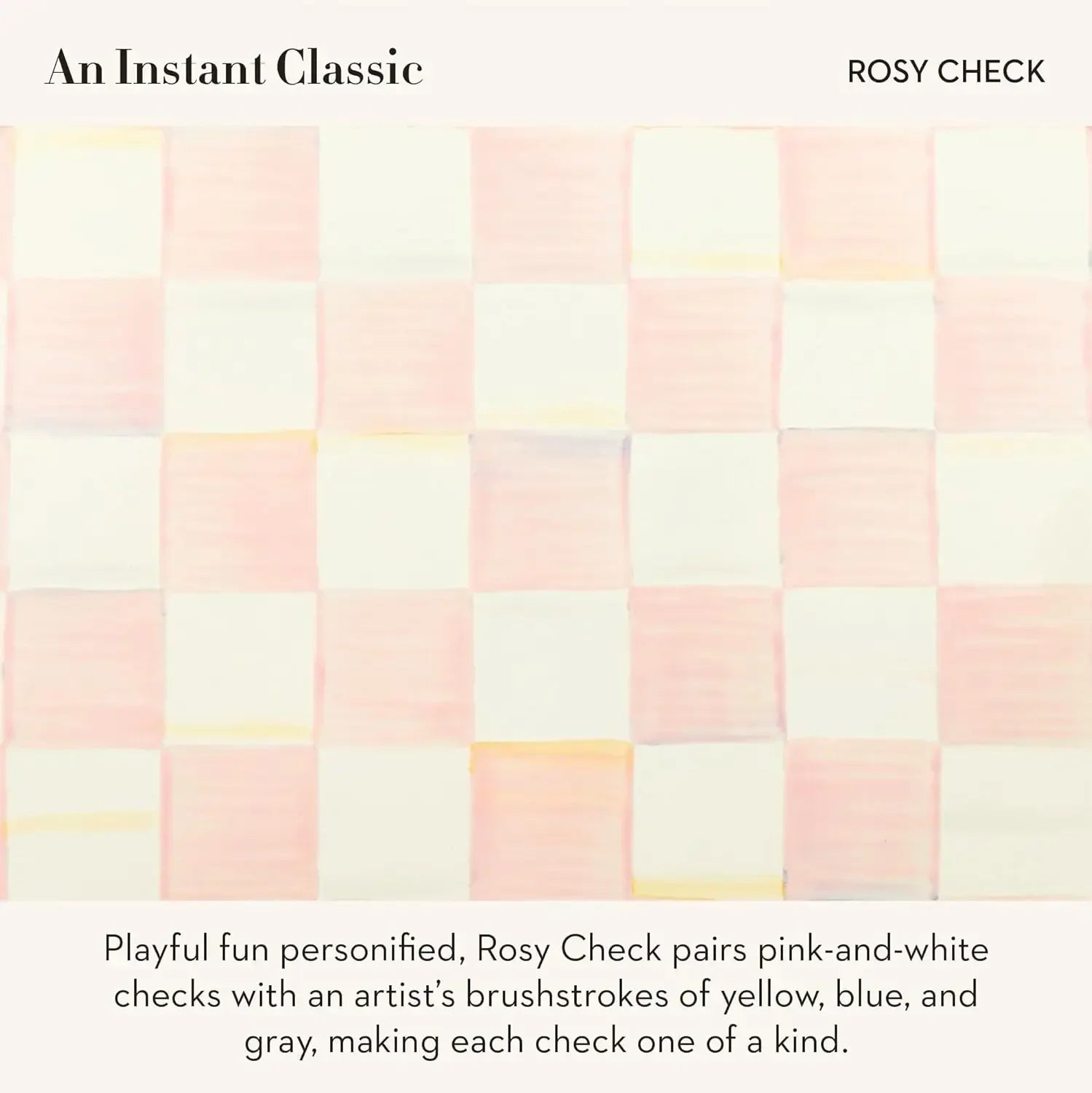 Enamel Tea Kettle – Pink Check (2QT)