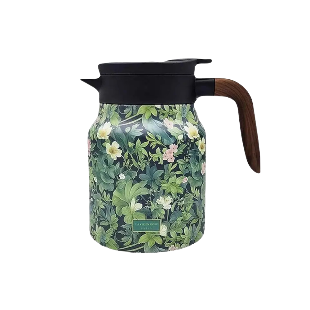 Vintage Floral Tea Thermos w/ Infuser – 1000ML